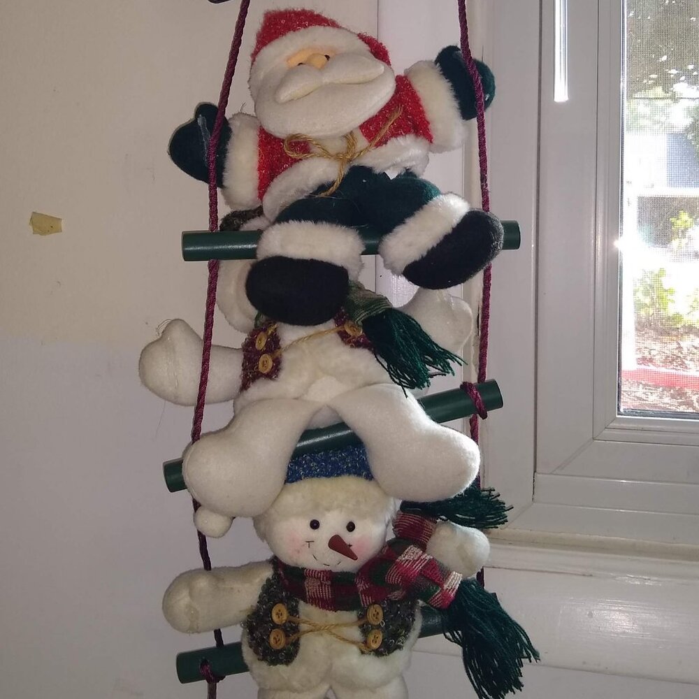 Greeting Christmas Snowmen decoration